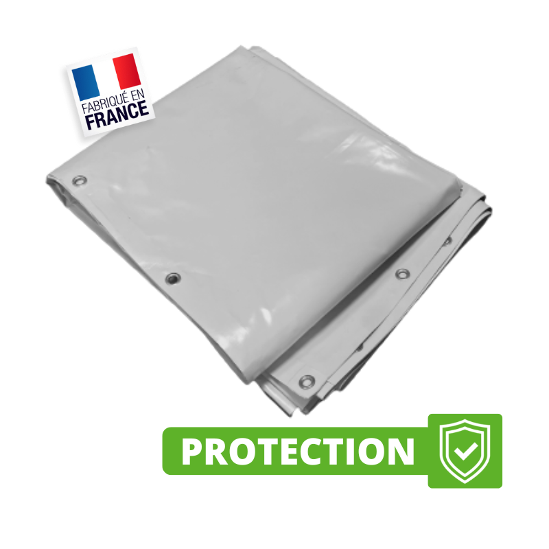Bâche de Protection 6x3 m Gris 640 g/m² - Bâche de Protection Bâche de Protection 6x3 m Gris 640 g/m² - Bâche de Protection