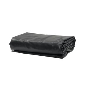 Bâche Toiture 6x6 m Noir Anti-Feu Ignifugée M2 680 g/m² pour Charpentier et Couvreur - Bâche Toiture pour Charpentier et Couv...